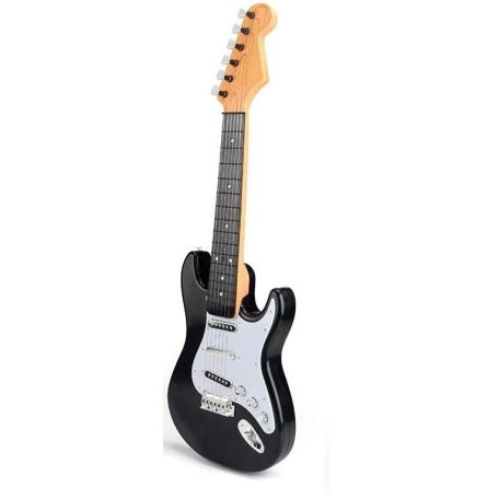 Fekete-fehér játék elektromos gitár gyerekeknek