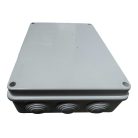 Falon kívüli elosztódoboz kötődoboz 255x200x80