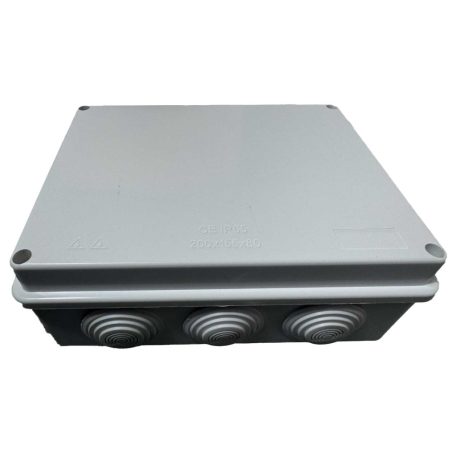 Falon kívüli elosztódoboz kötődoboz 200x155x80