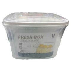 10 darabos élelmiszertároló doboz készlet