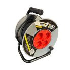 20 méteres hosszabbító kábel fém dobbal 4 aljzattal, 2x2,5mm