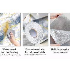 3 m x 60 cm-es öntapadós PVC fali paneltekercs - Milano