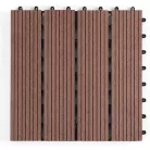 Nevada modern barna WPC 3D padló panel, burkoló lap (30 cm x 30 cm)