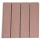 Nevada modern barna WPC 3D padló panel, burkoló lap (30 cm x 30 cm)