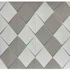 Seattle bézs-fehér négyzetes 3D fali panel (67×67 cm) – öntapadós