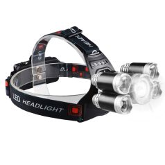   Professzionális, tölthető 2600 lumenes CREE LED fejlámpa akkumulátorokkal