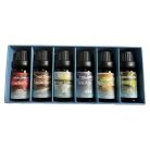 6 db-os aromaterápiás illóolaj szett - tél