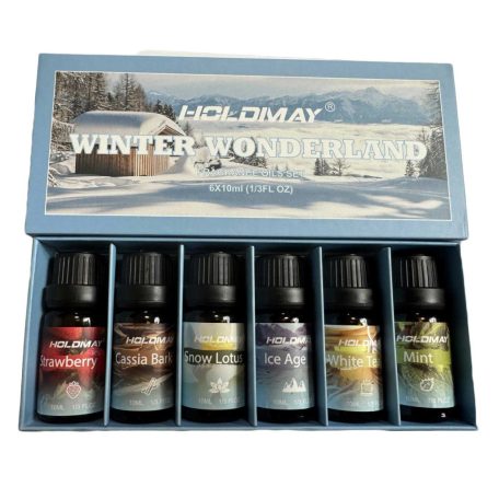 6 db-os aromaterápiás illóolaj szett - tél