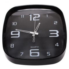   30 cm-es stílusos fekete fali óra jól látható számlappal