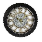 45 cm-es stílusos kör alakú fali óra jól látható számlappal - fekete, arany, ezüst színekben