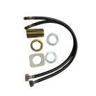 Egykaros ezüst színű mosdó csaptelep