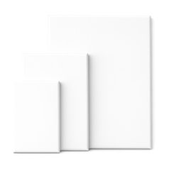   3 darabos fehér festővászon szett - 20x30cm, 30x40cm, 40x50 cm-es méretben