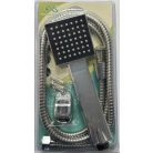 Elegáns króm zuhanyfej tartóval