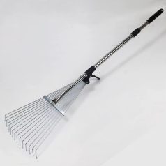 Állítható lombgereblye teleszkópos nyéllel - 155 cm