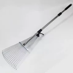 Állítható lombgereblye teleszkópos nyéllel - 155 cm