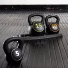 Kettlebell súlyzó készlet - 2,25 kg, 4,45 kg és 7 kg-os súllyal