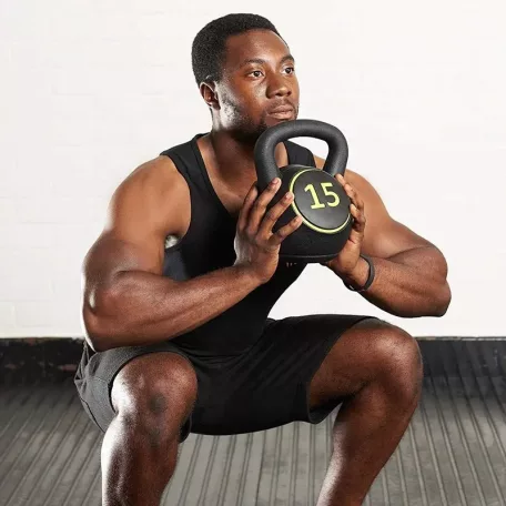 Kettlebell súlyzó készlet - 2,25 kg, 4,45 kg és 7 kg-os súllyal