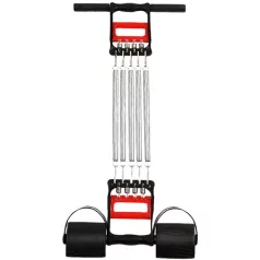   3 az 1-ben fitnesz expander 5 rugóval ergonomikus fogantyúkkal