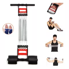   3 az 1-ben fitnesz expander 5 rugóval ergonomikus fogantyúkkal