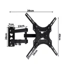 TV tartó fali konzol 14"-55" (36 cm – 140 cm)