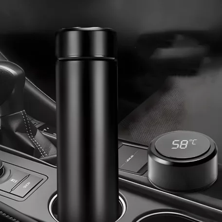 Rozsdamentes acél termosz LCD kijelzővel - 480 ml
