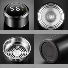Rozsdamentes acél termosz LCD kijelzővel - 480 ml